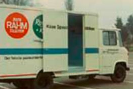 Geschichte Baumann Käse Start der Verkaufstouren mit Kühlwagen 1965