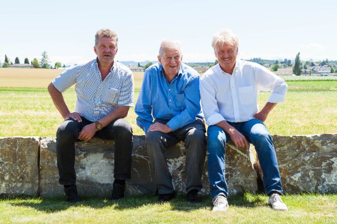 Geschichte Baumann Käse Eintritt der nächsten Generation in das Unternehmen 1982